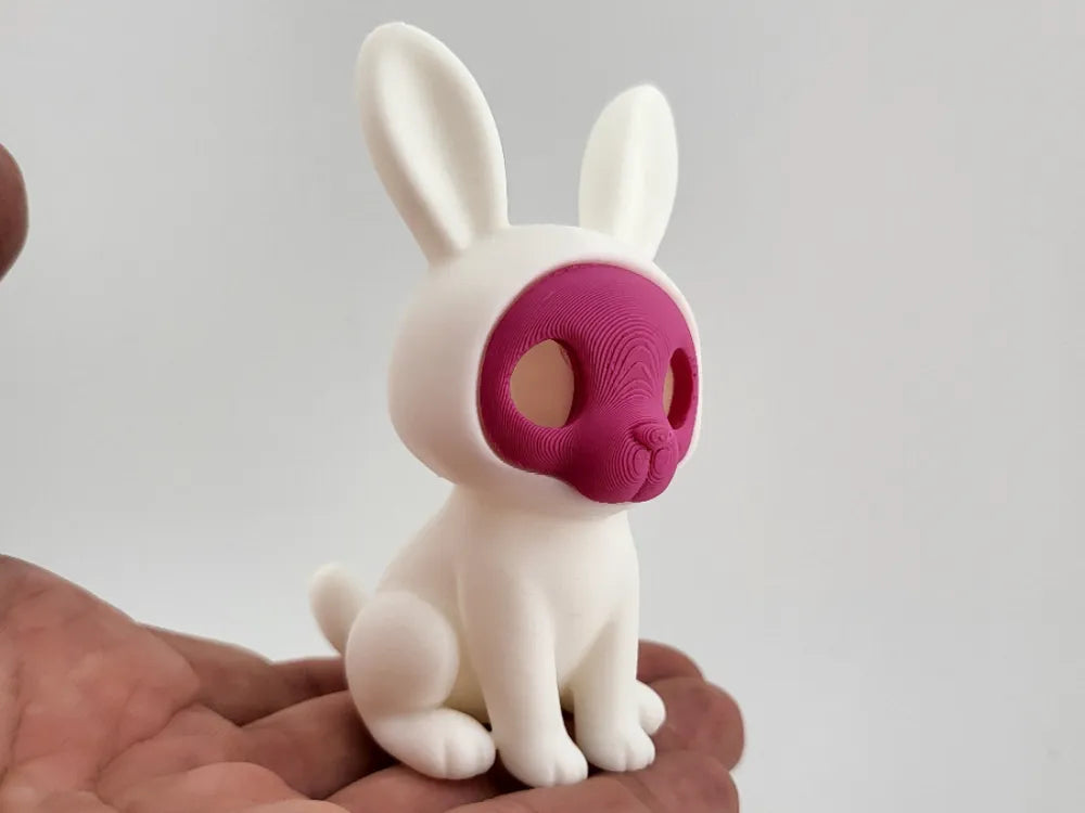 Urban Ghost Bunny Printed Skull Rabbit