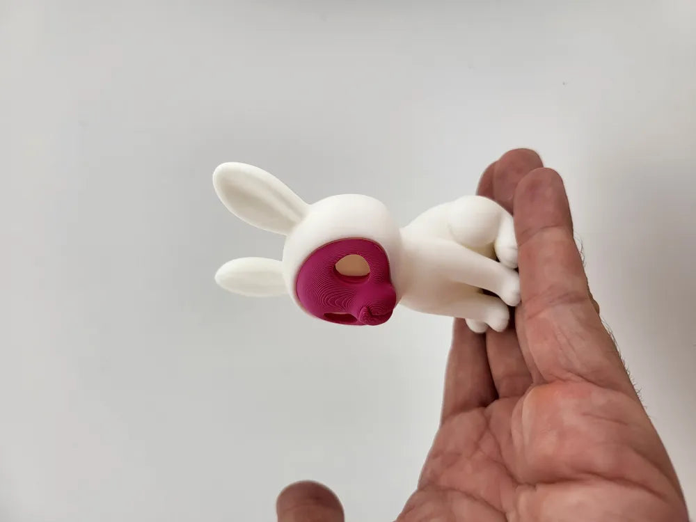 Urban Ghost Bunny Printed Skull Rabbit