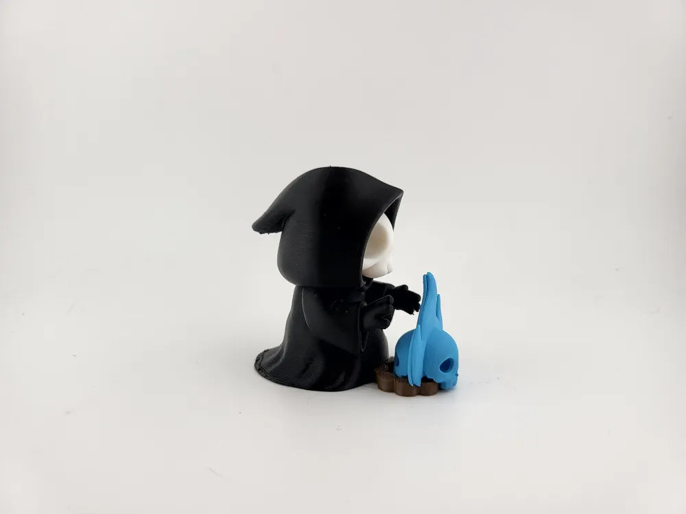 Kawaii Grim Reaper with Magic Flame Spooky