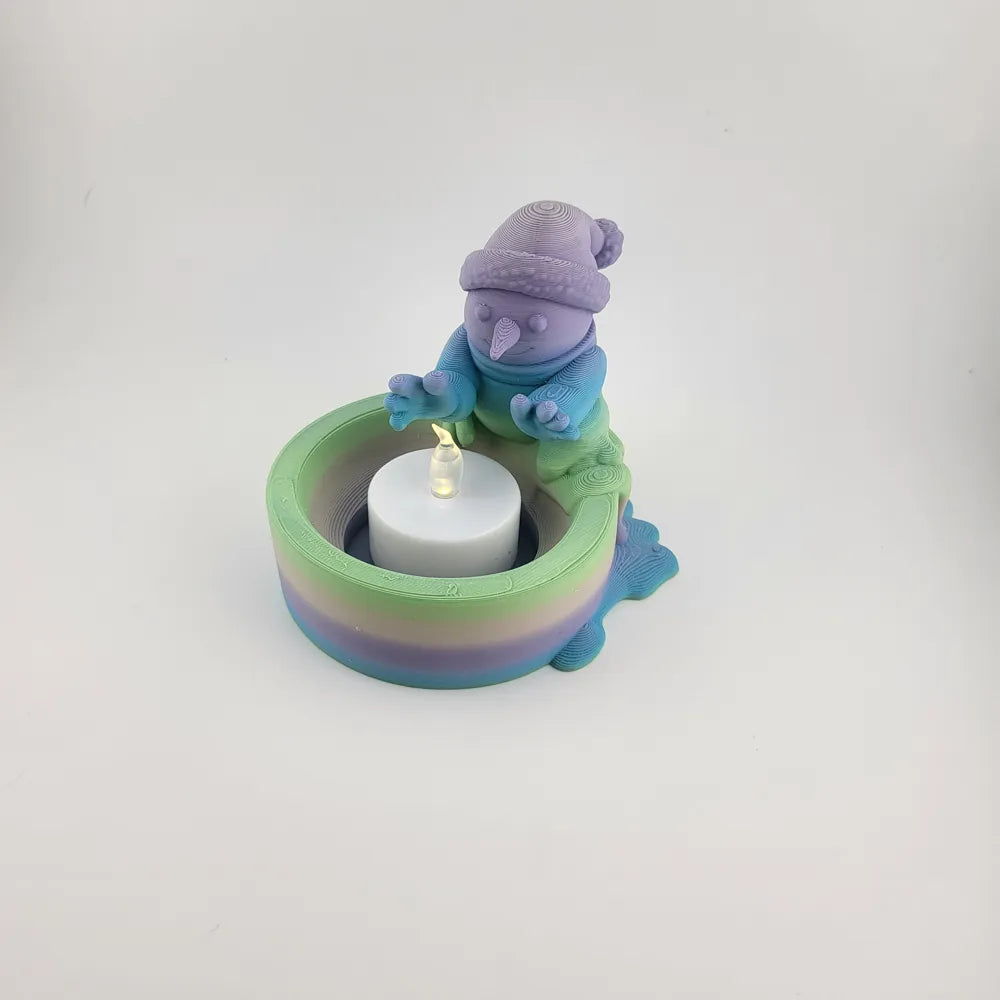 Snowman Tealight Candle Holder – Christmas Table
