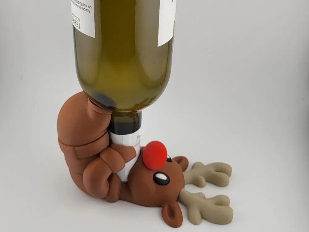 Christmas Reindeer Bottle Holder Wine Stand