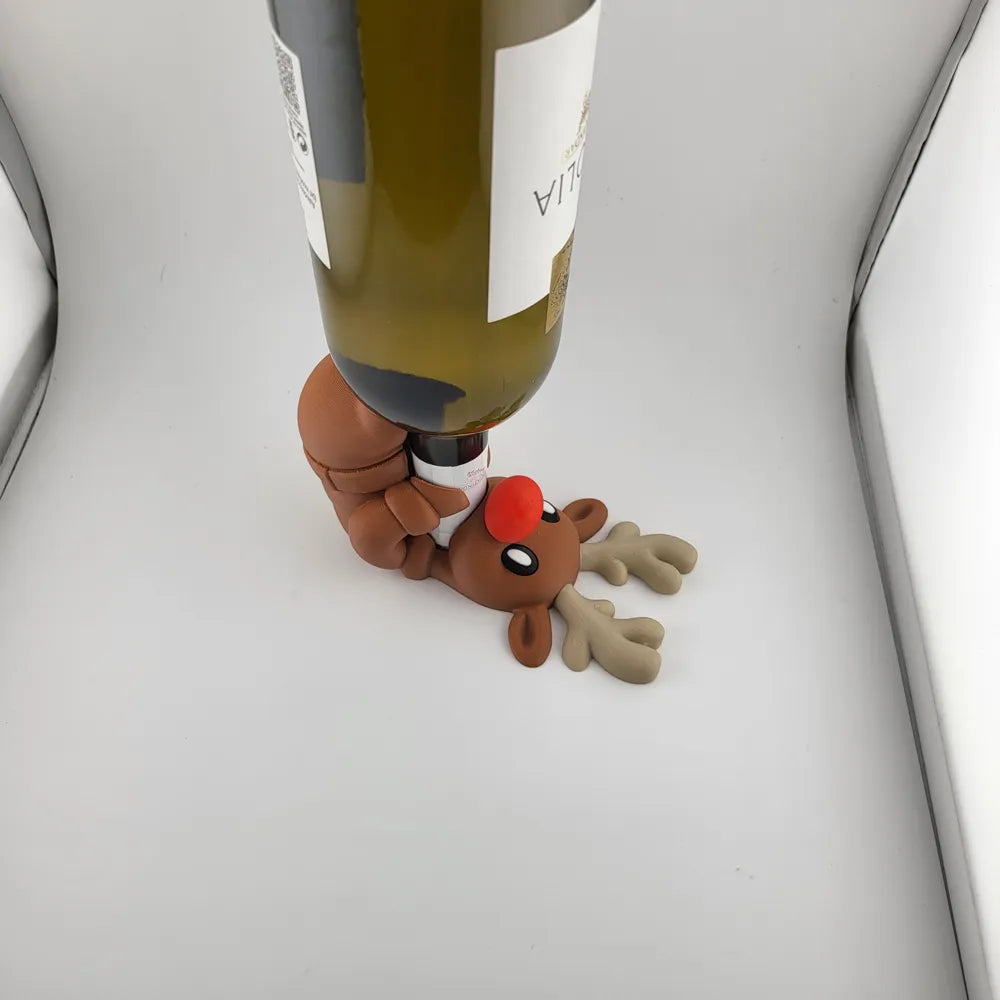 Christmas Reindeer Bottle Holder Wine Stand