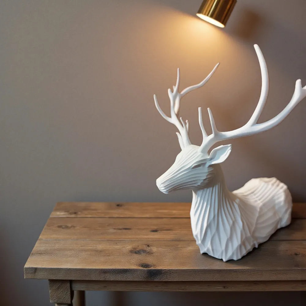 Abstract Deer Stag Sculpture