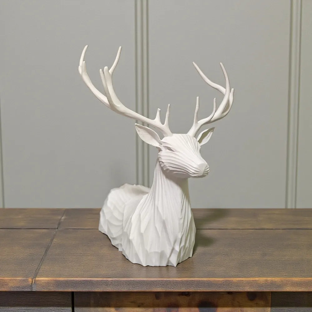 Abstract Deer Stag Sculpture
