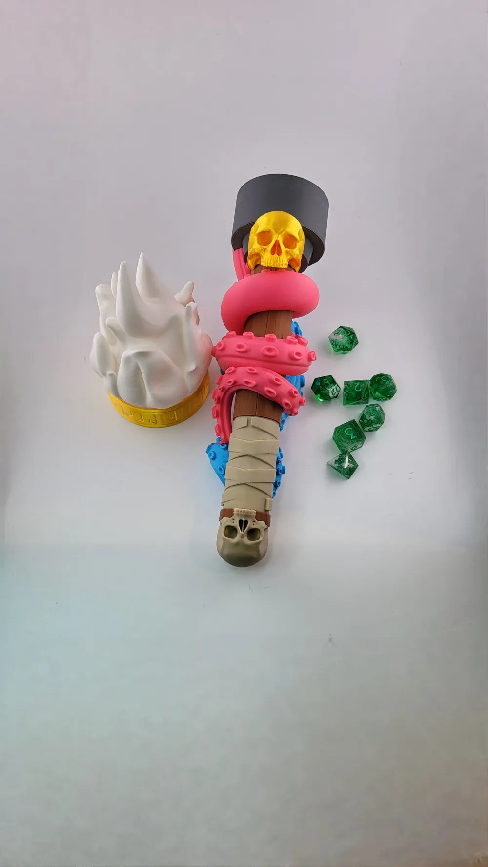 Abyssal Torch Dice Holder - Torch of the Deep DnD