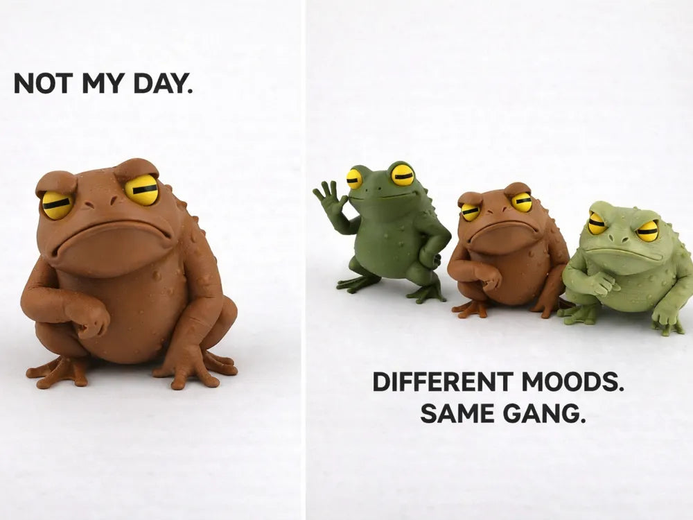 Not My Day Frog – Cute toy Kawaii Figurine