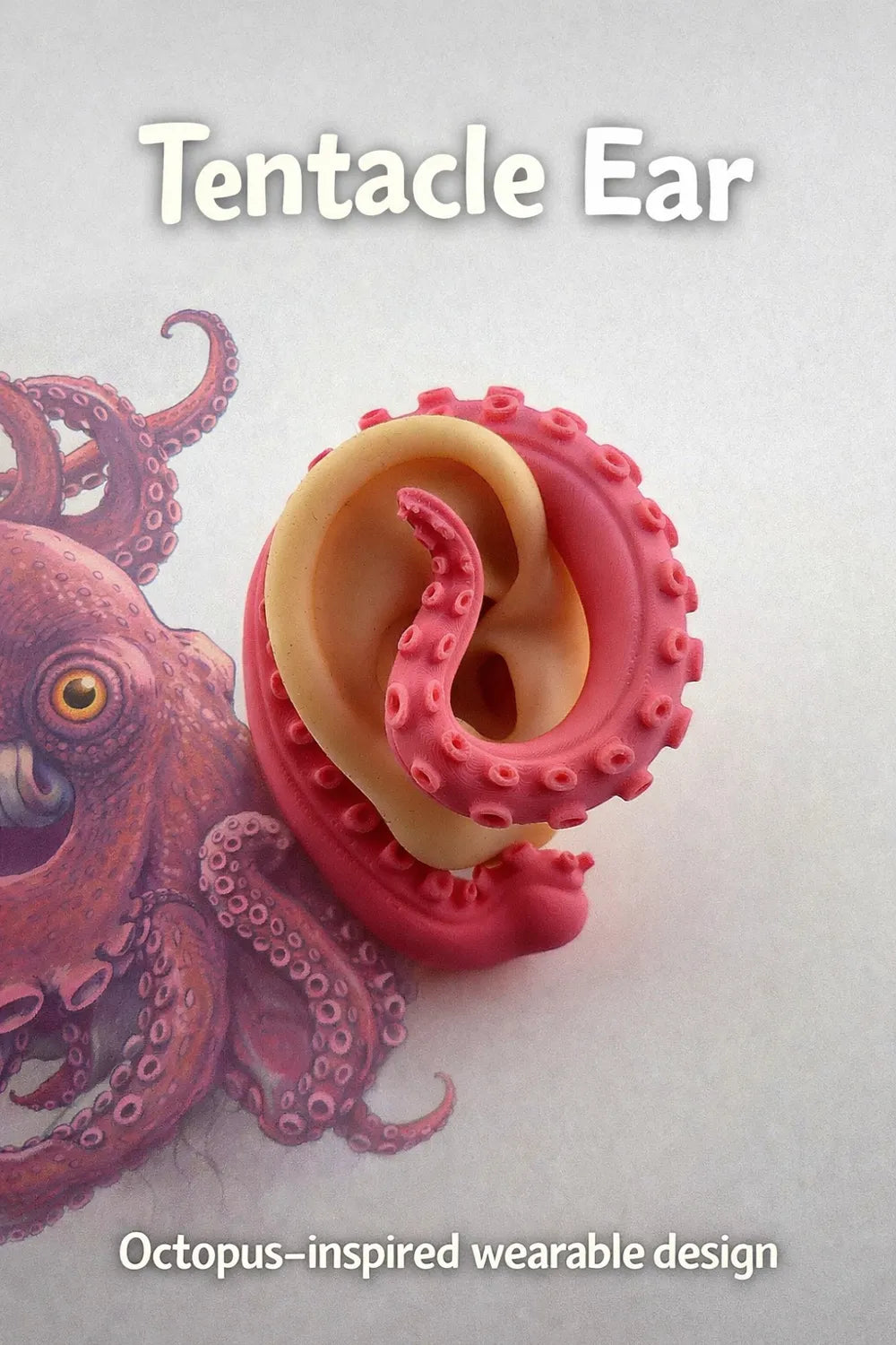 Abyssal Tentacle Ear – Octopus Inspired Wearable