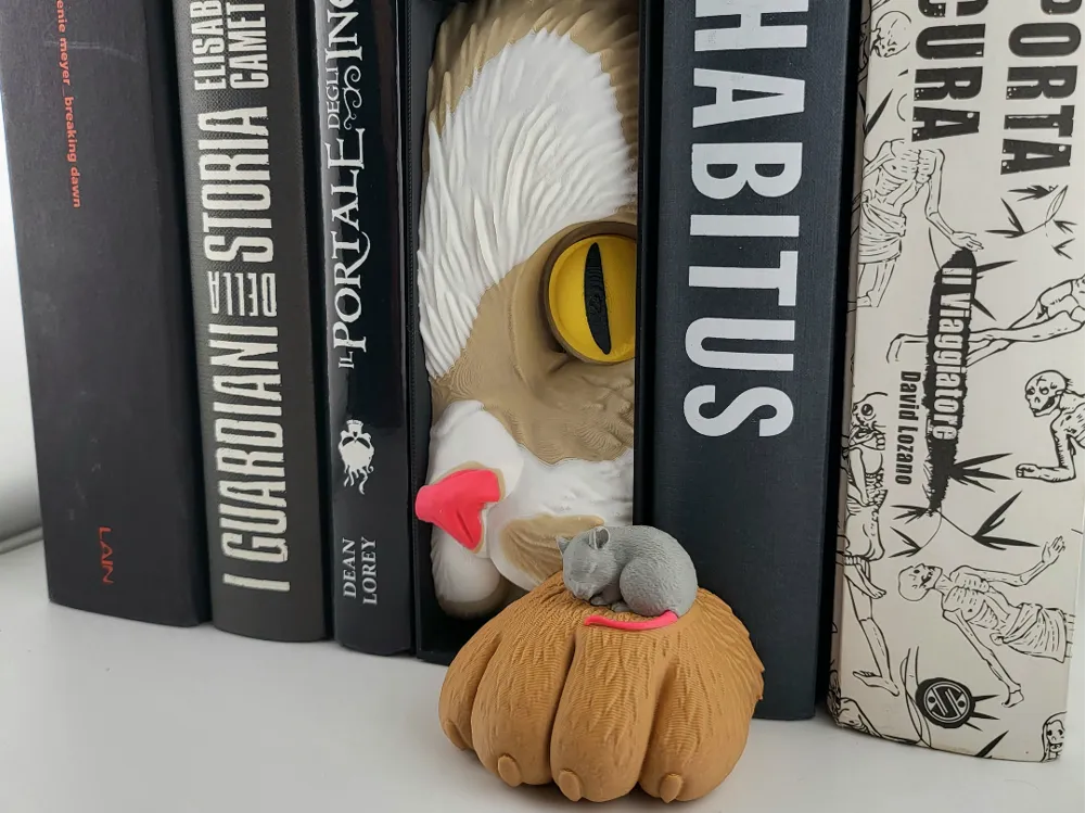 Sweet Cat & Mouse Book Nook – Friendship Insert