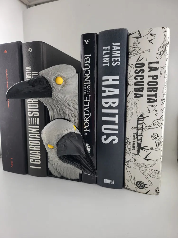 Book Nook Gothic Crow Shelf Insert Dark Libraries