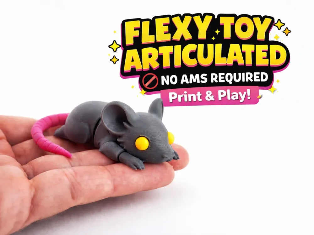 Flexi Articulated Mouse Fidget Toy
