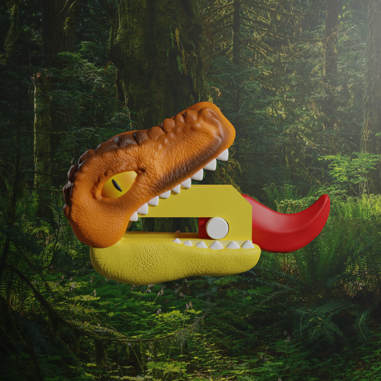 T-Rex Dinosaur Gravity Carrot Knife