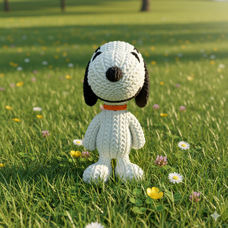 Peanuts Snoopy Knitted - Crochet