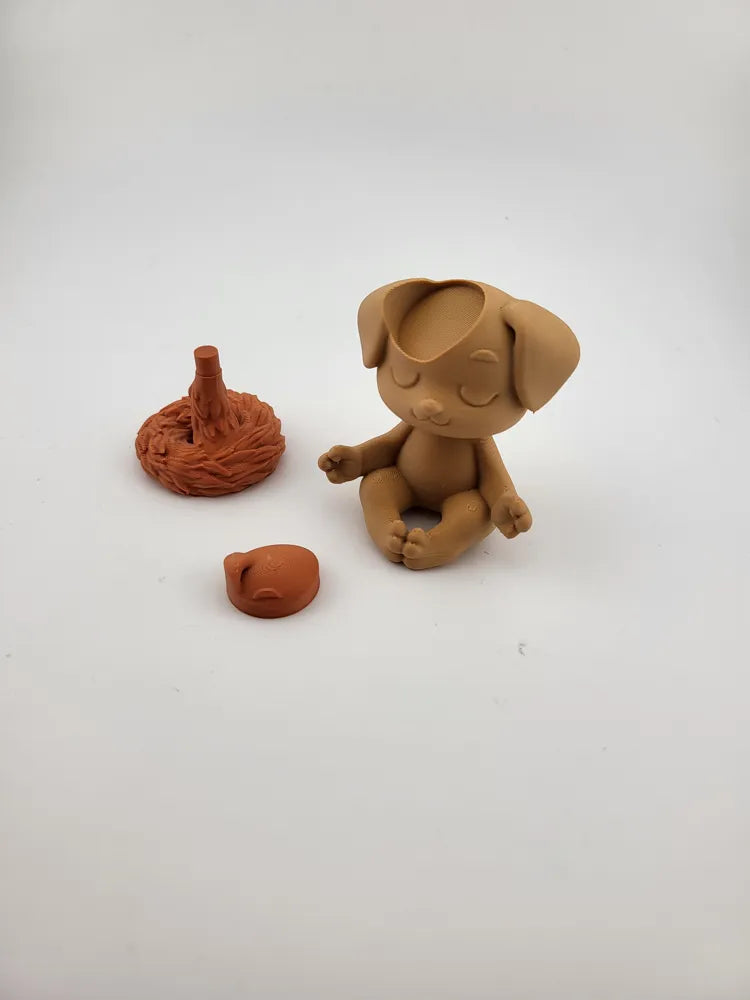 Zen Dog Model – Cute Meditation Relaxing Desk Decor
