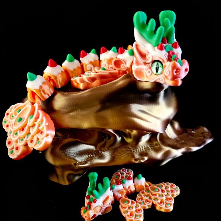 Gingerbread Medium & Baby Dragon