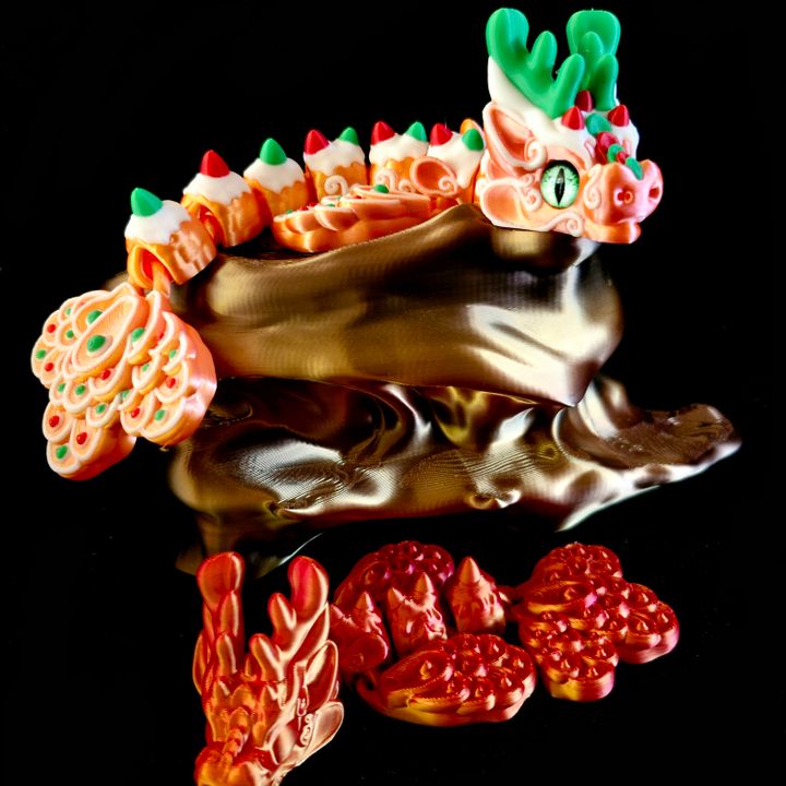 Gingerbread Medium & Baby Dragon