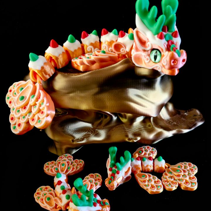 Gingerbread Medium & Baby Dragon