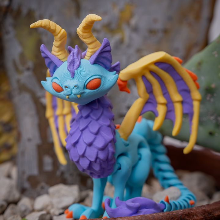 Articulated Twisty Cat Dragon