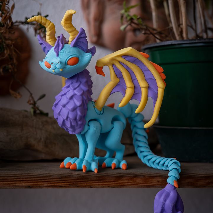 Articulated Twisty Cat Dragon