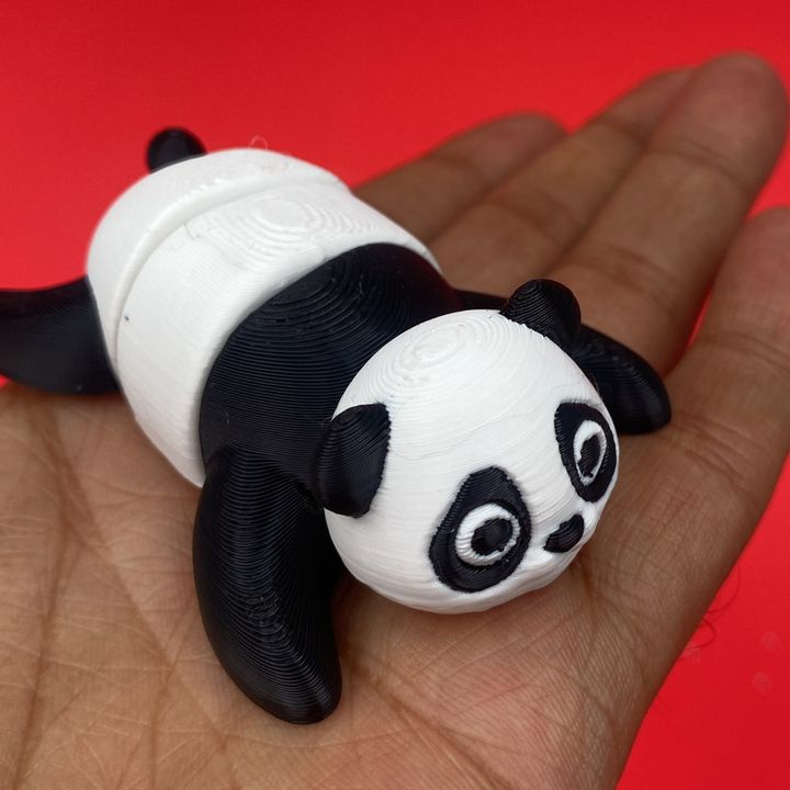 Flexi Panda Keychain/Fridge Magnet