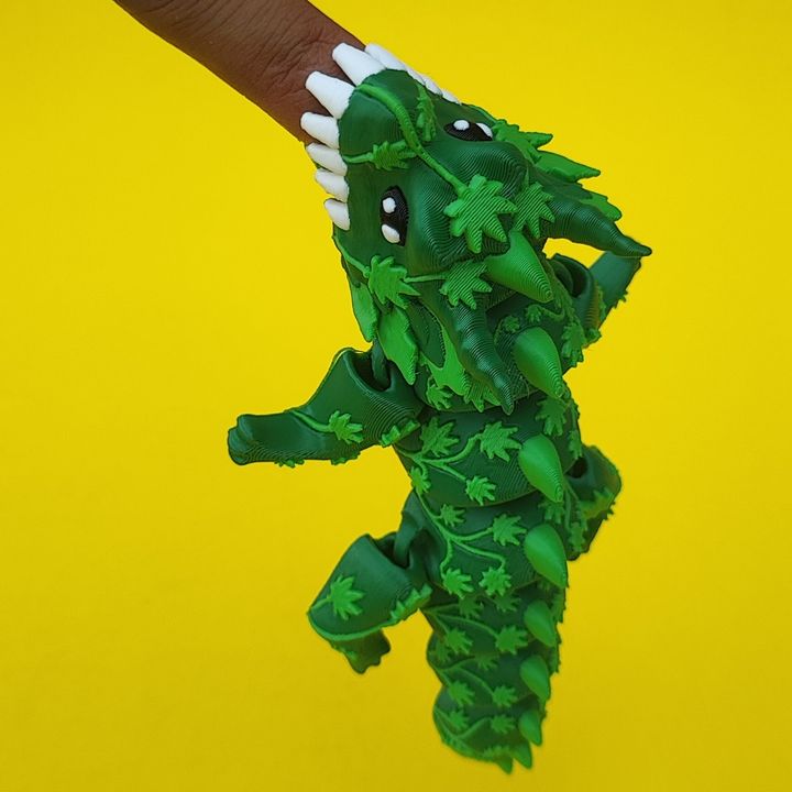 Biting Cannabis Dragon