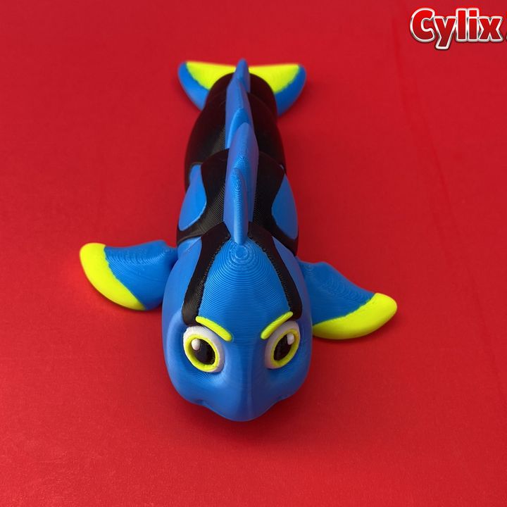 Flexi Blue Tang Fish