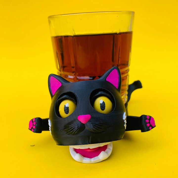 Cat Coaster Cup Holder