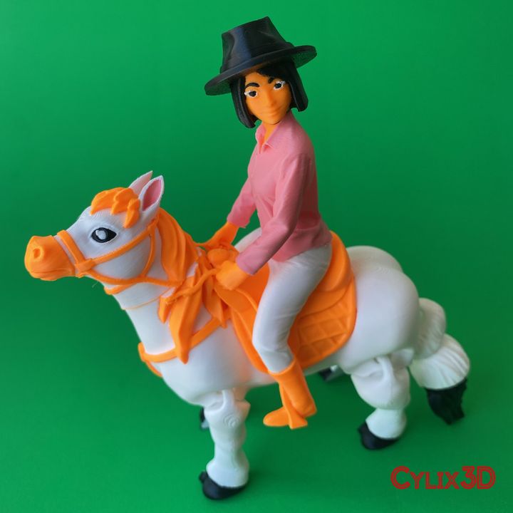 Flexi Cowgirl Horseback Riding