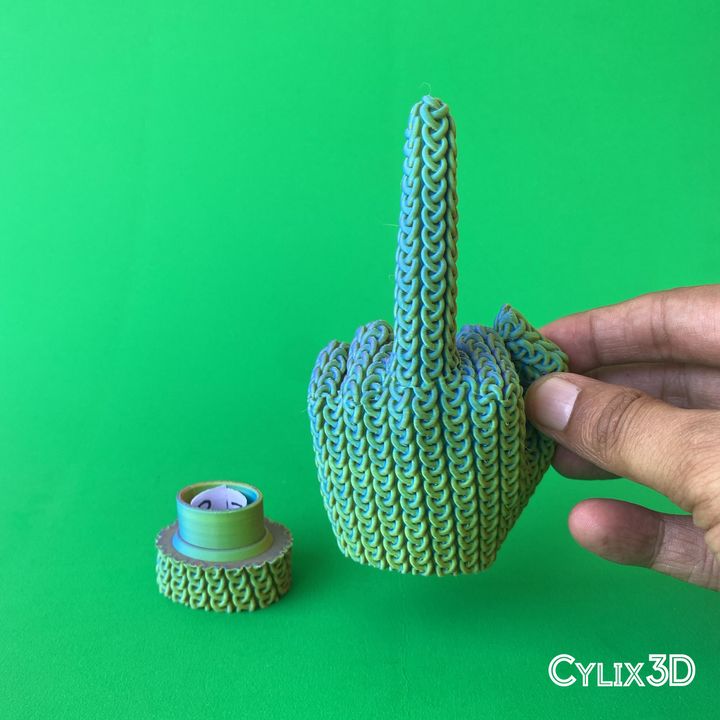 Crochet Middle Finger