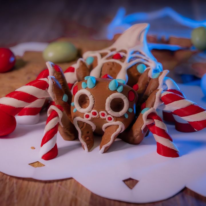 Articulated Gingerbread Tarantula