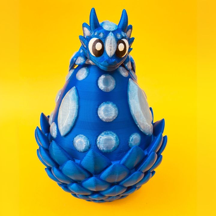 Flexi Diamond Winged Dragon & Egg Box