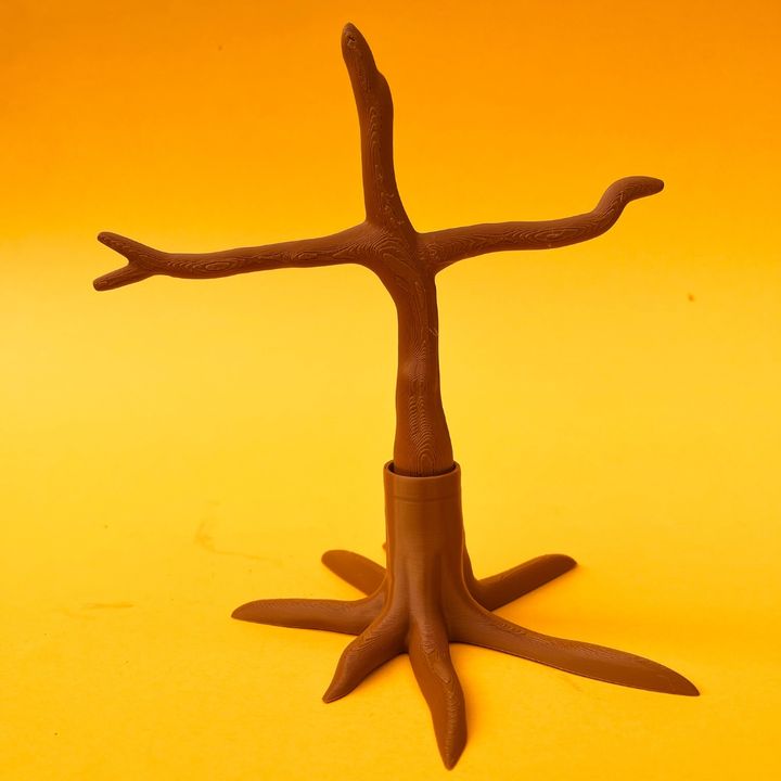 Articulated Bat, Flexi STL With Tree Branch Fidget Toy