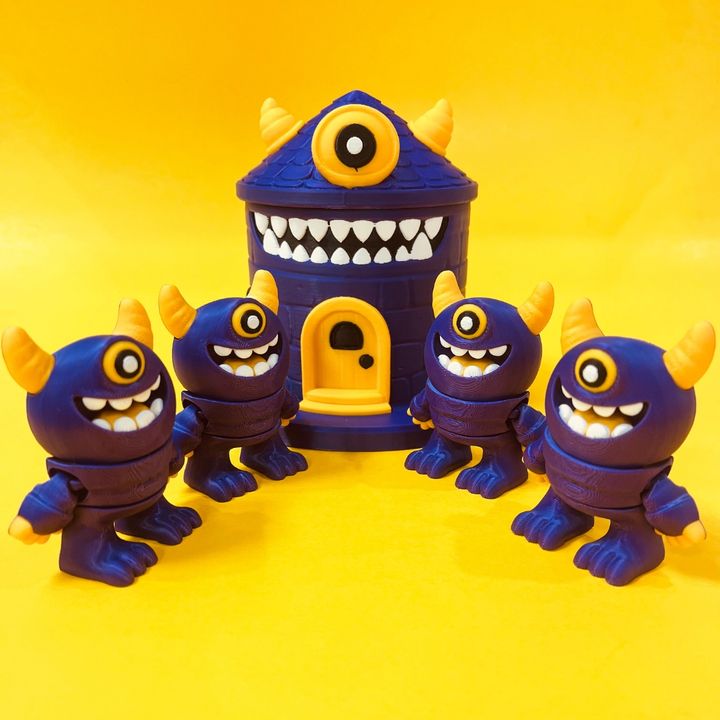 Flexi Monster And House Box