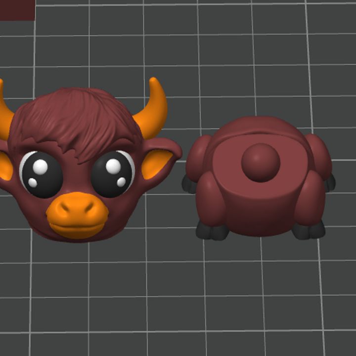 Small Flexi Highland Cow