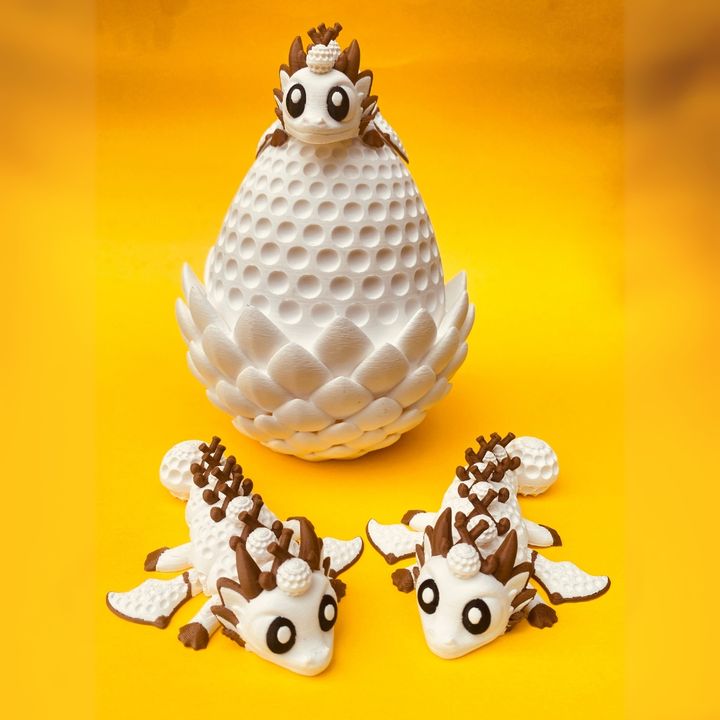 Flexi Hockey Dragon And Egg Box