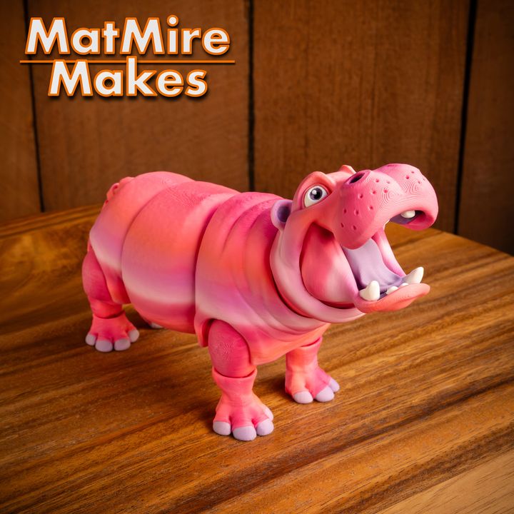 Hippo + Santa Hat