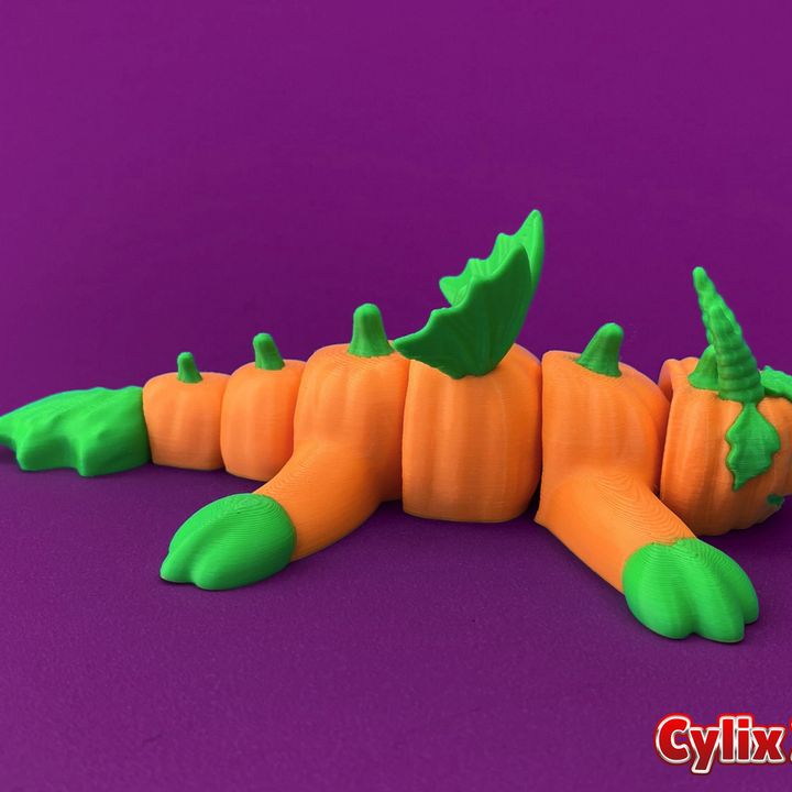 Flexi Pumpkin Dragon