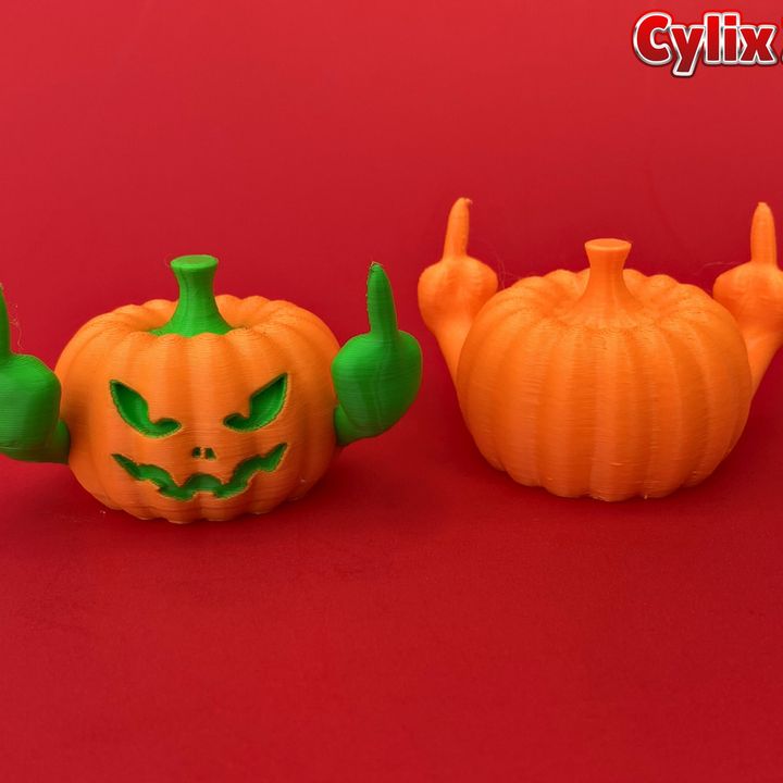Funny Pumpkin Middle Finger Prank