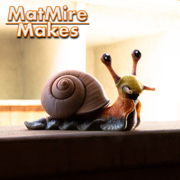 Snail & Slug with Holiday Extras, Articulated fidget figure
