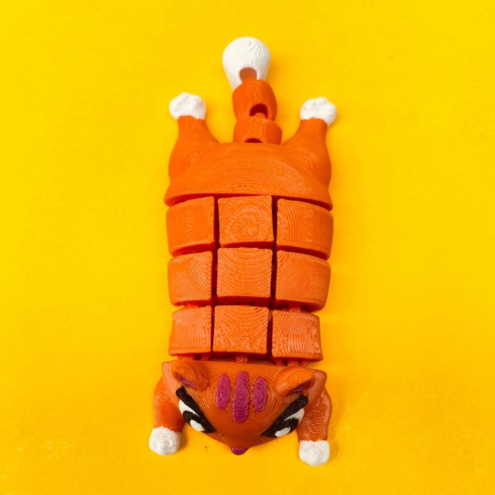 Flexi Cat, Articulated Cute STL File