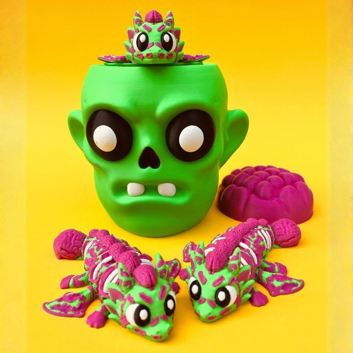 Zombie Dragon And Box