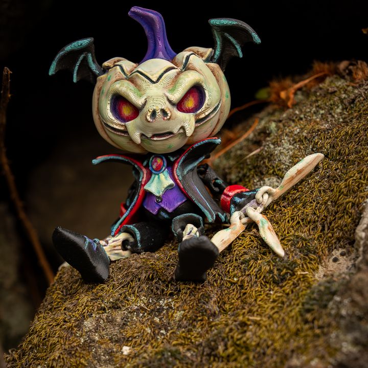 Articulated Count Pumpkin