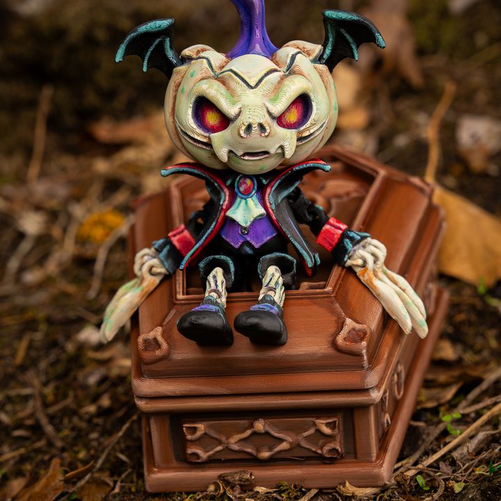 Articulated Count Pumpkin