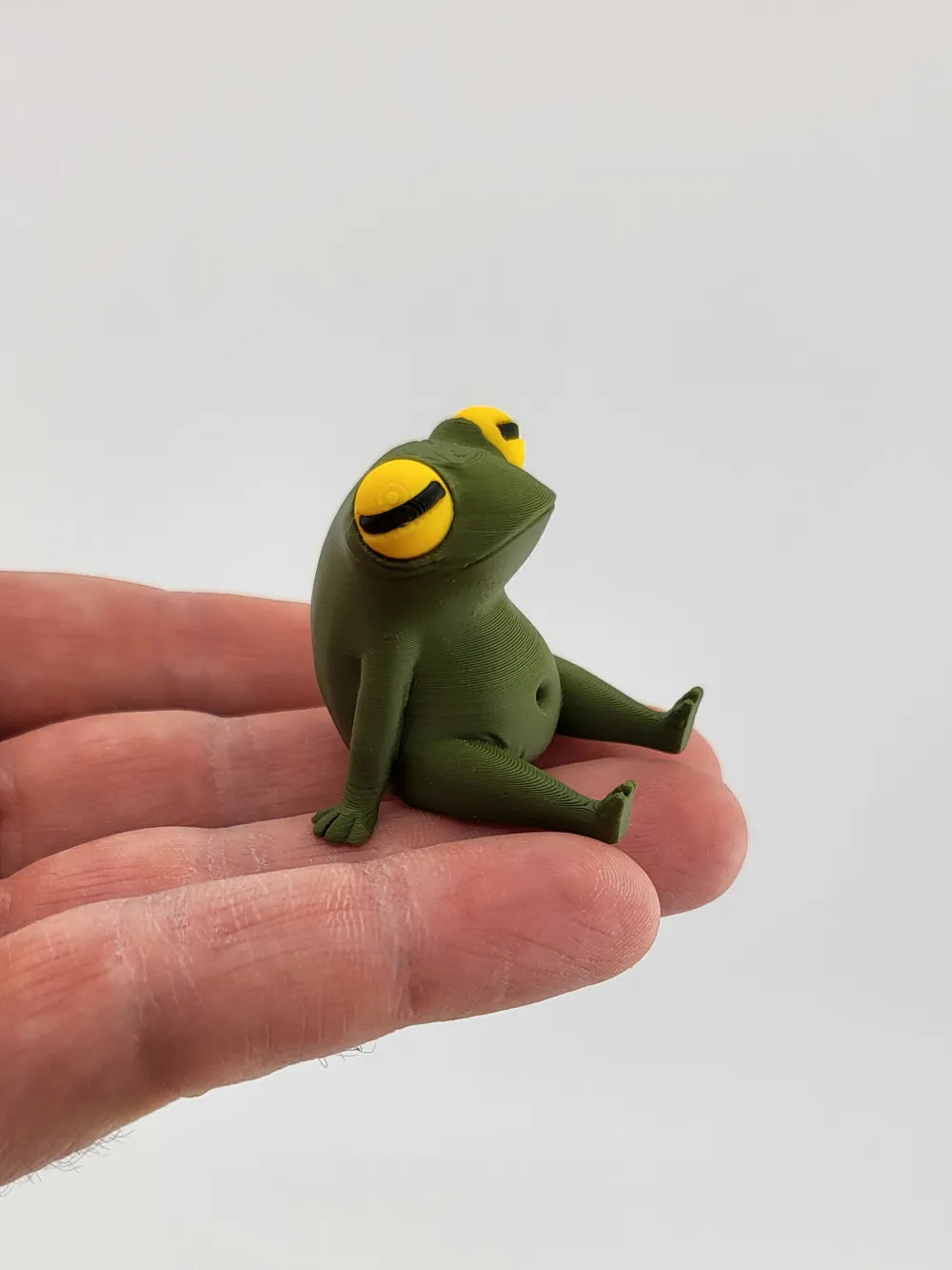 Zen Frog – Seated Relaxation Pose Cute Desk Decor