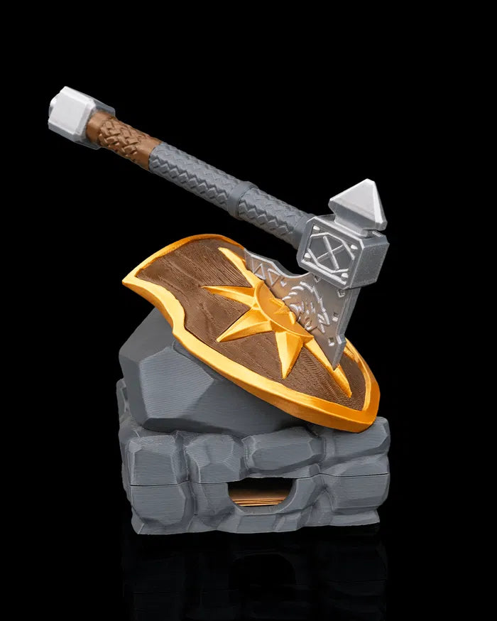 Axe Marks the Spot -Pen & Sticky Notes Holder