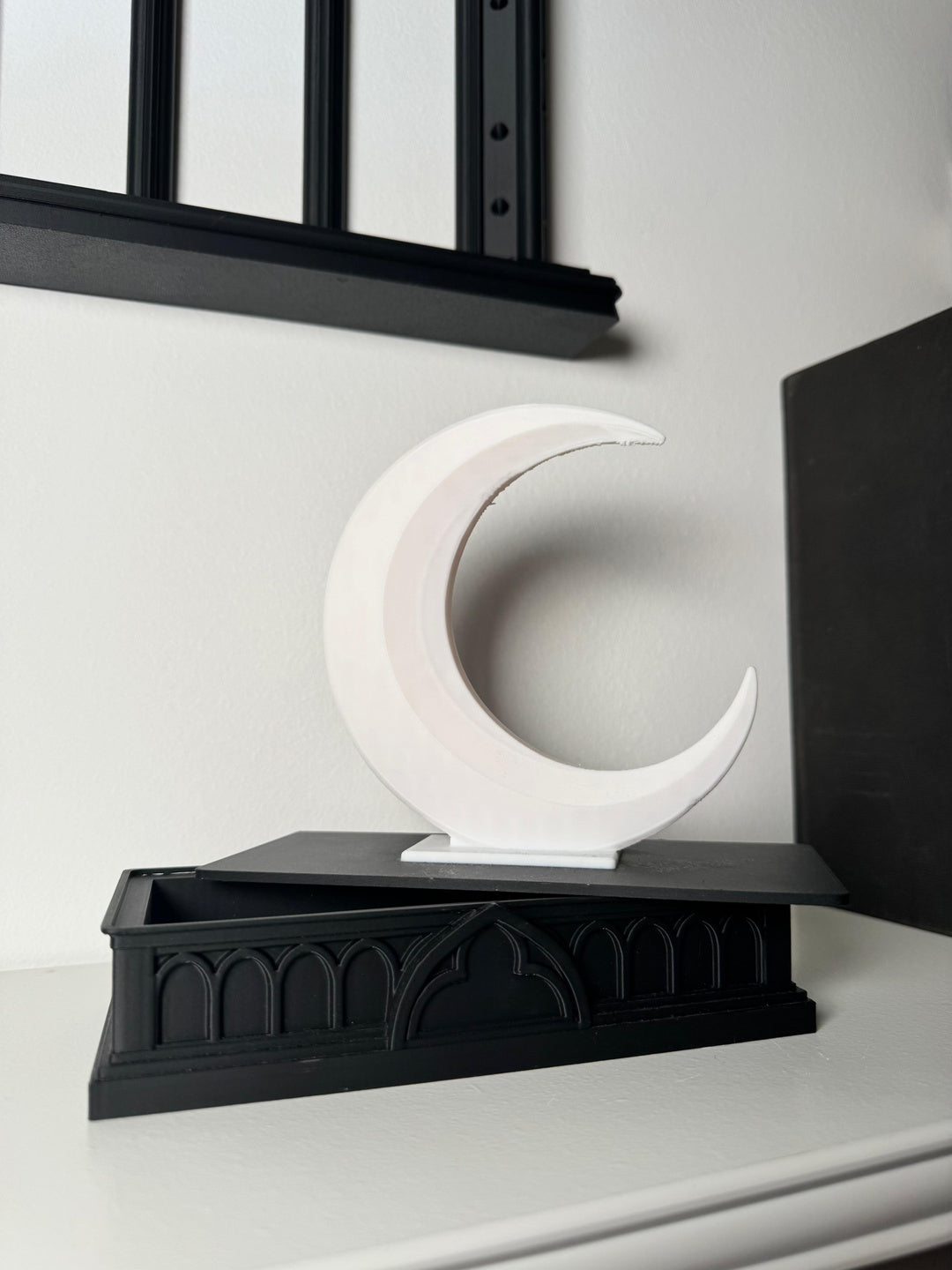 Crescent Moon Jewelry Box