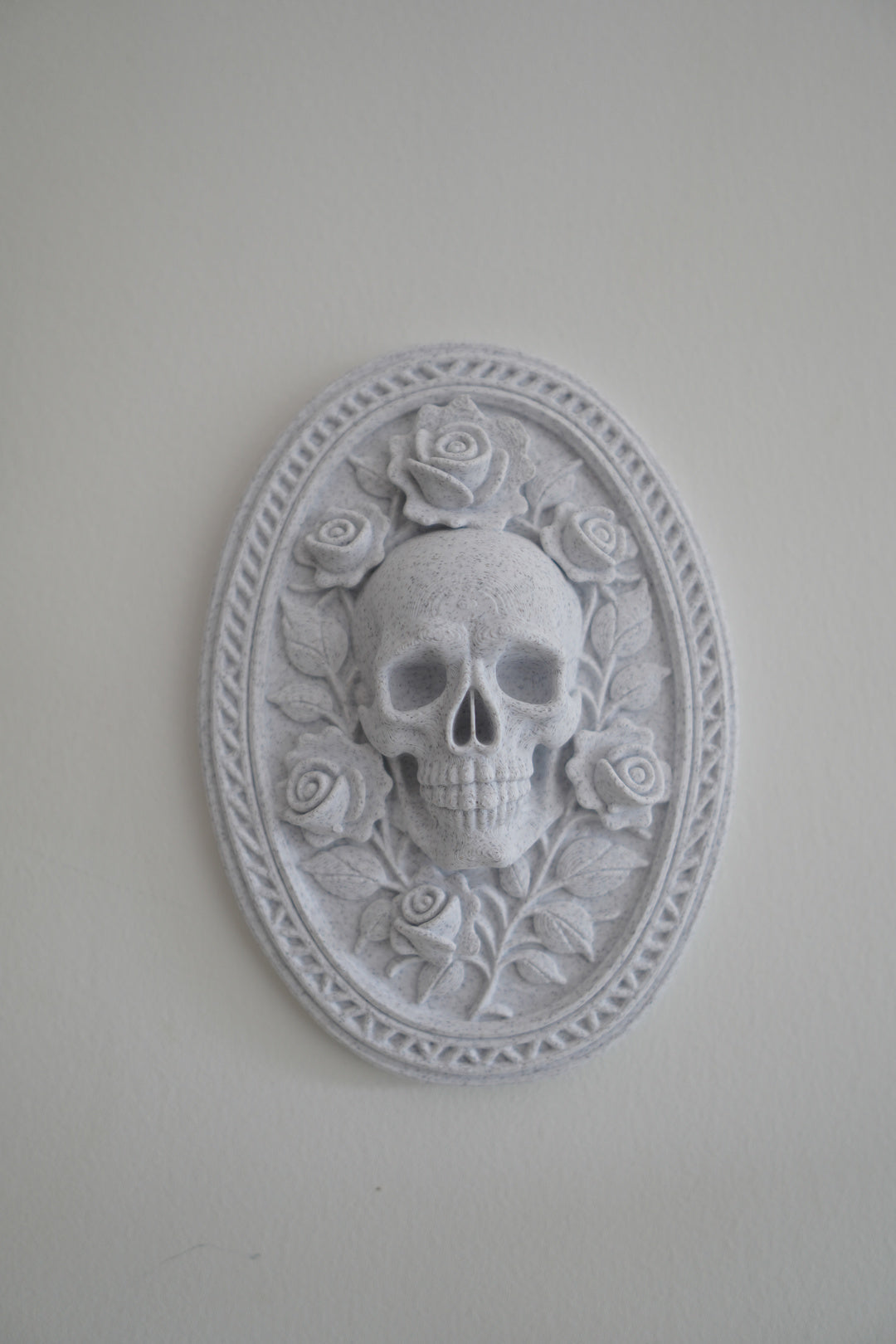 Gothic Skull Roses Frame