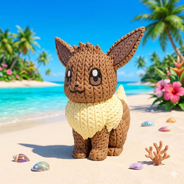 Pokemon Eevee - Knitted Crochet