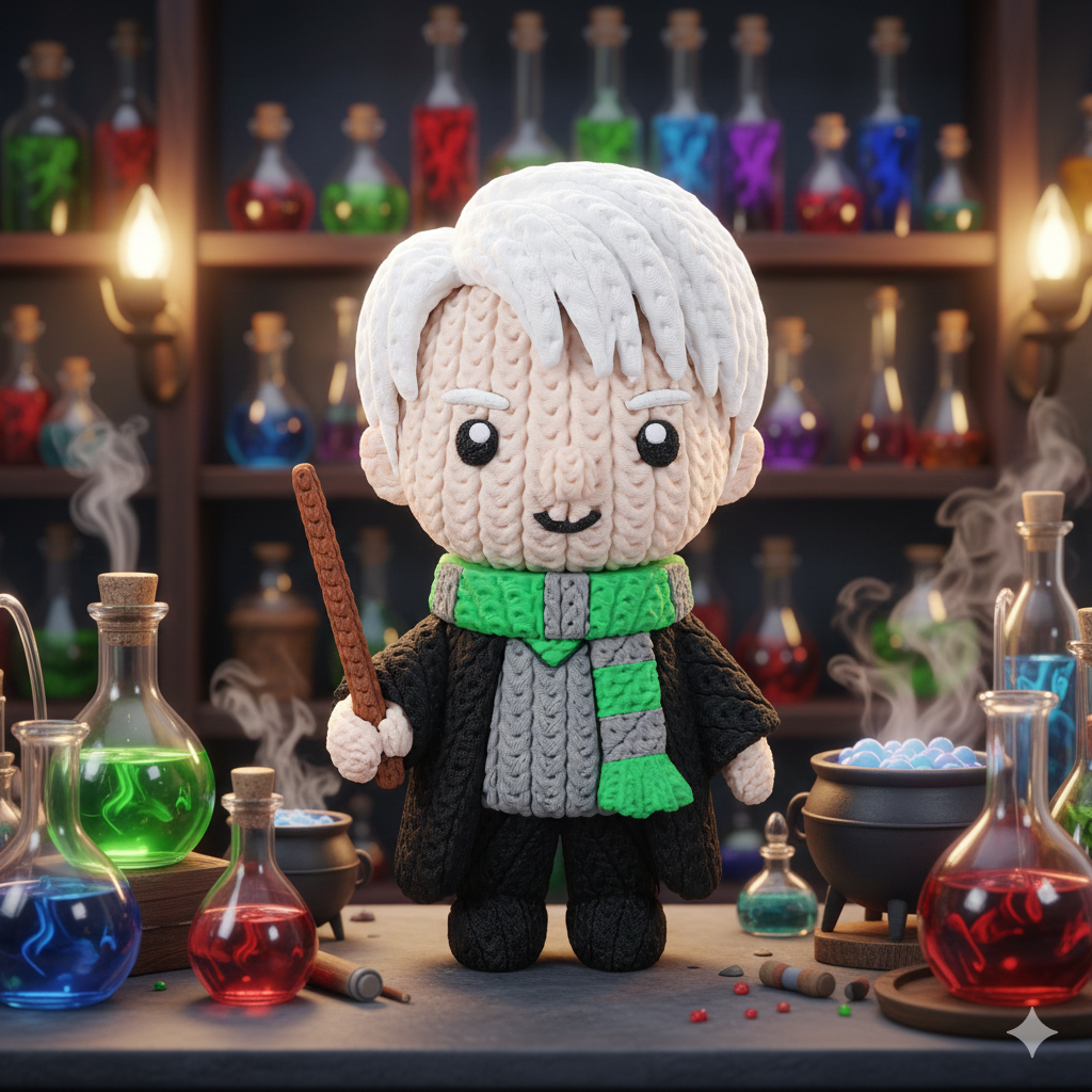 Potterverse Draco Malfoy Knitted - Crochet