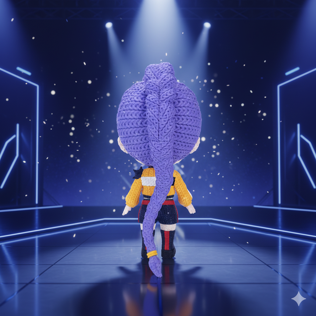 KPop Demon Hunters Rumi Huntrix Knitted - Crochet