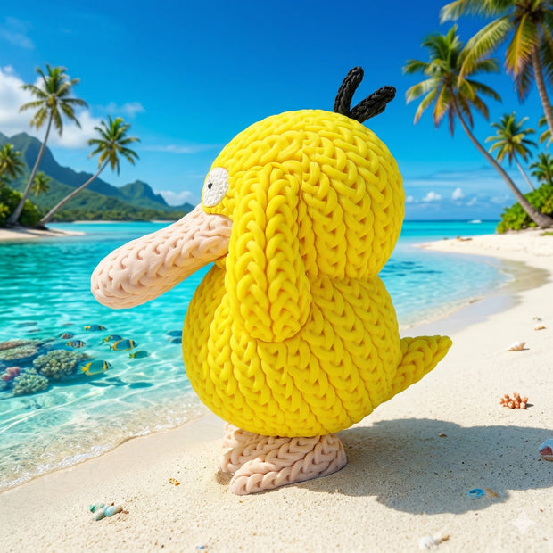 Pokemon Psyduck Knitted - Crochet